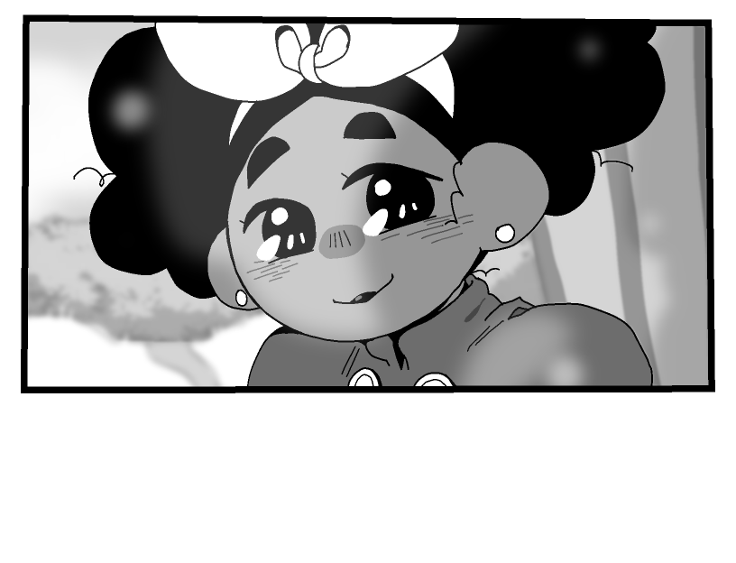 Mirabelle smiles gently at Siffrin, eyes bright.