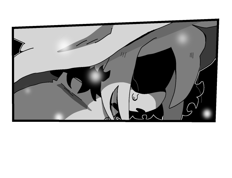 Siffrin's face is cast in shadow, looking downward and breathing heavily.