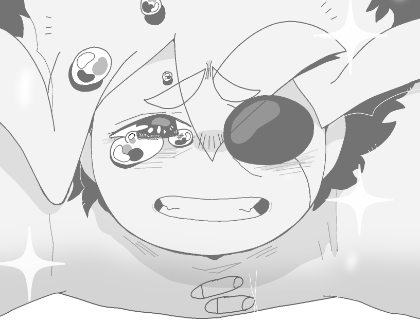 Siffrin's shock turns into a wide smile. They're crying and relieved.